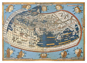 Illustration världskarta